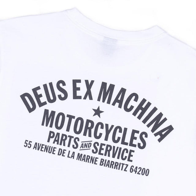 Dues Biarritz Address Tee White