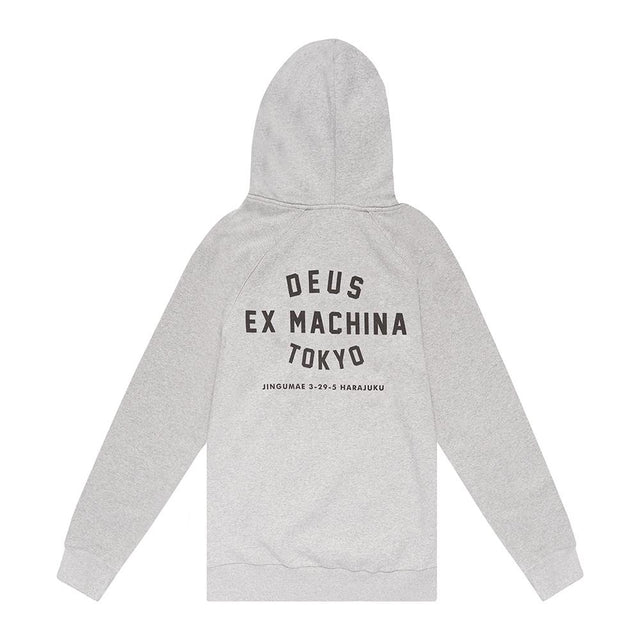 Tokyo Address Hoodie - Grey Marle